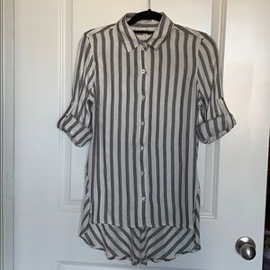 Striped Button Down Shirt